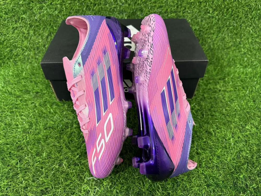 Adidas F50 Elite FG Firm Ground Soccer Cleats - Pink/Vibrant Violet/Soft Lilac