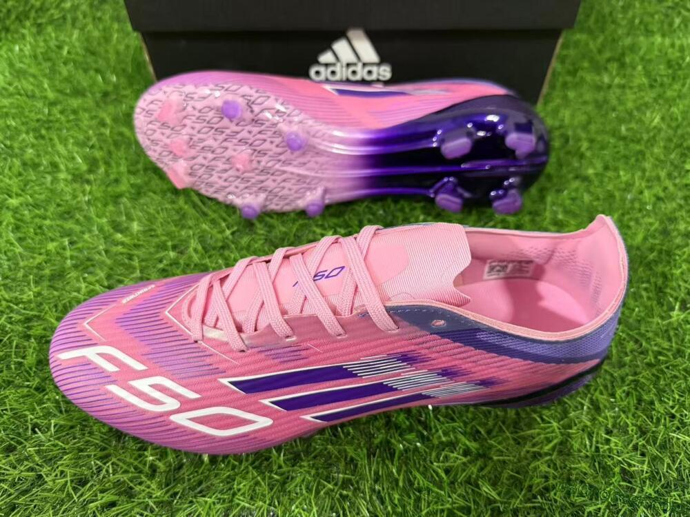 Adidas F50 Elite FG Firm Ground Soccer Cleats - Pink/Vibrant Violet/Soft Lilac