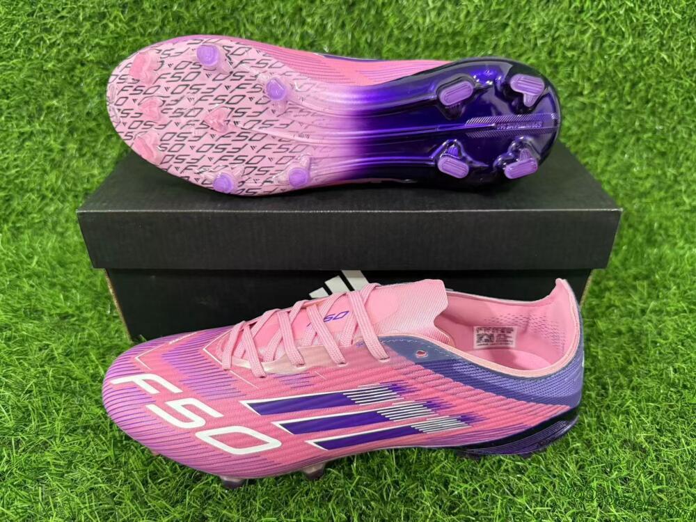 Adidas F50 Elite FG Firm Ground Soccer Cleats - Pink/Vibrant Violet/Soft Lilac