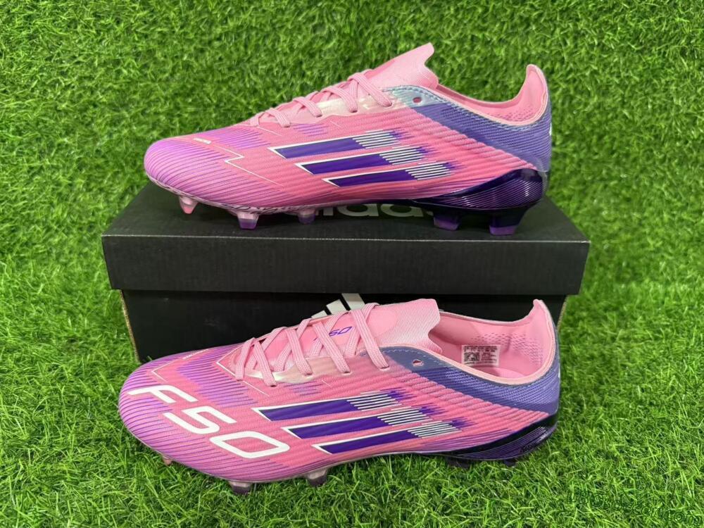 Adidas F50 Elite FG Firm Ground Soccer Cleats - Pink/Vibrant Violet/Soft Lilac
