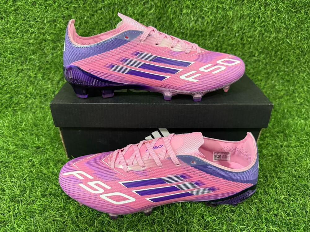Adidas F50 Elite FG Firm Ground Soccer Cleats - Pink/Vibrant Violet/Soft Lilac