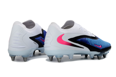 Nike Phantom 6 Elite Low SG Soft Ground Soccer Cleats - Blue/Electric Blue/Neon Pink