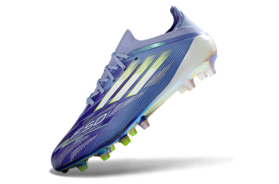 Adidas F50 Elite AG Artificial Grass Soccer Cleats - Blue/Electric Blue/Shimmering Green