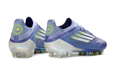 Adidas F50 Elite AG Artificial Grass Soccer Cleats - Blue/Electric Blue/Shimmering Green