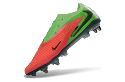 Nike Phantom 6 Elite Low SG Soft Ground Soccer Cleats - Green/Neon Green/Flame Orange