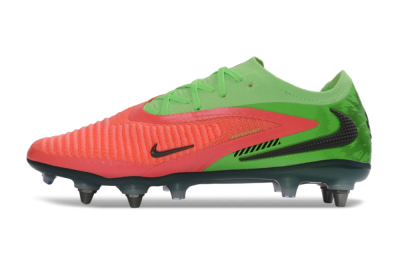 Nike Phantom 6 Elite Low SG Soft Ground Soccer Cleats - Green/Neon Green/Flame Orange