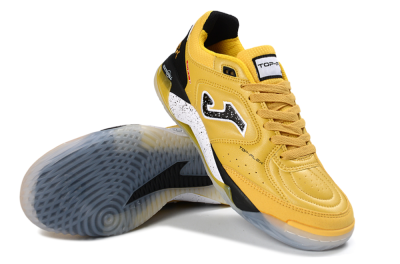 Joma Top Flex IC Indoor & Futsal Soccer Shoes - Yellow/Black/White