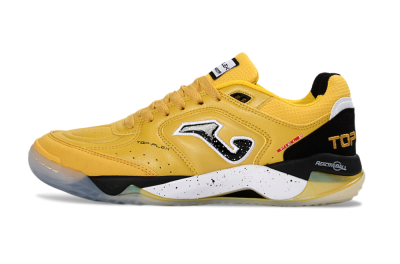 Joma Top Flex IC Indoor & Futsal Soccer Shoes - Yellow/Black/White