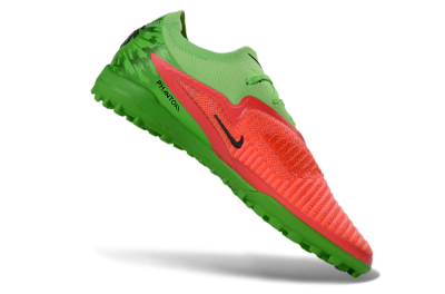 Nike Phantom 6 Elite Low TF Artificial Turf Soccer Shoes - Green/Vibrant Pink/Neon Green