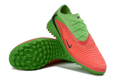 Nike Phantom 6 Elite Low TF Artificial Turf Soccer Shoes - Green/Vibrant Pink/Neon Green