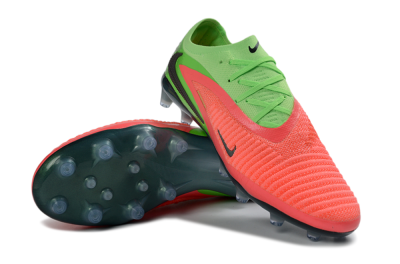 Nike Phantom 6 Elite Low AG Artificial Grass Soccer Cleats - Pink/Neon Green/Black