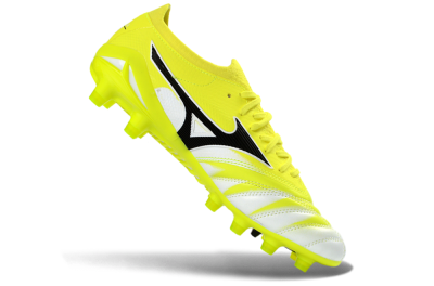 Mizuno Morelia Neo 4 FG Firm Ground Soccer Cleats - Yellow/Vibrant Yellow/Frosty White