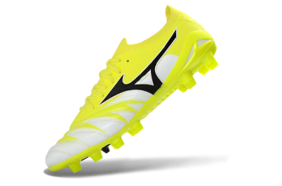 Mizuno Morelia Neo 4 FG Firm Ground Soccer Cleats - Yellow/Vibrant Yellow/Frosty White