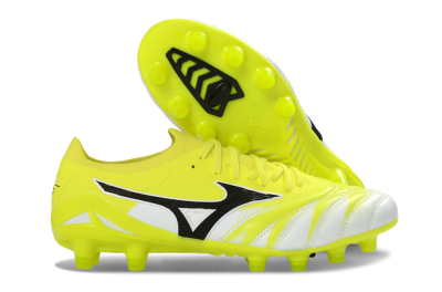 Mizuno Morelia Neo 4 FG Firm Ground Soccer Cleats - Yellow/Vibrant Yellow/Frosty White