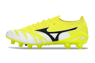 Mizuno Morelia Neo 4 FG Firm Ground Soccer Cleats - Yellow/Vibrant Yellow/Frosty White