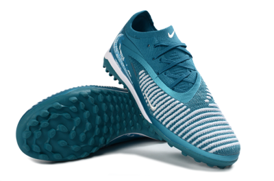 Nike Phantom 6 Elite Low TF Artificial Turf Soccer Shoes - Aqua/Ocean Breeze/Deep Teal