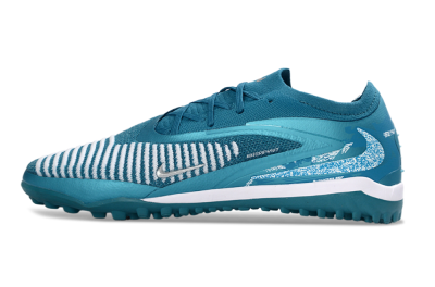 Nike Phantom 6 Elite Low TF Artificial Turf Soccer Shoes - Aqua/Ocean Breeze/Deep Teal