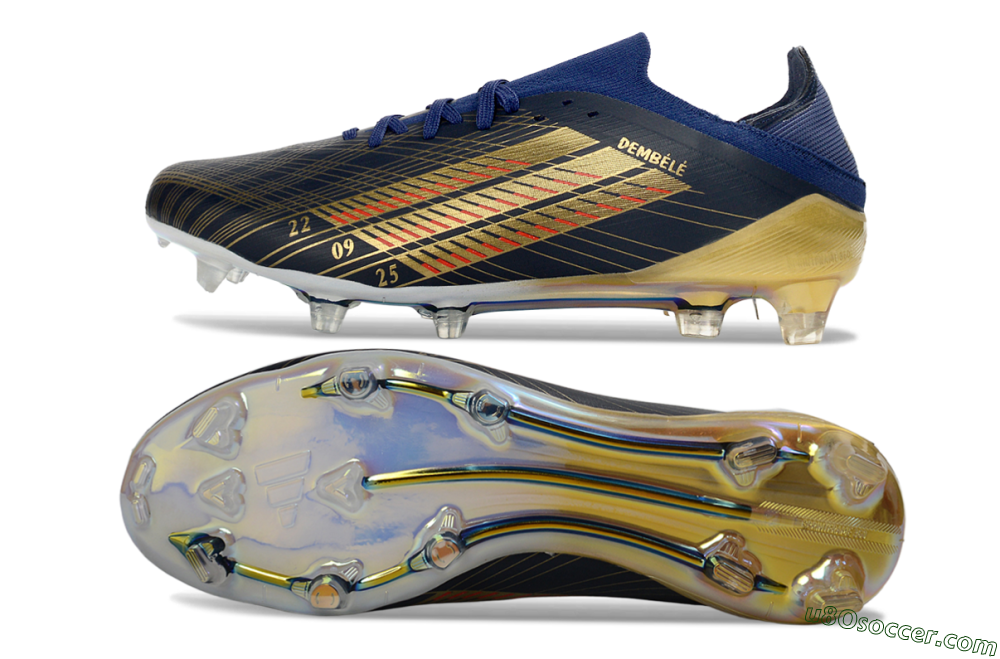 Adidas F50 Elite FG Firm Ground Soccer Cleats - Navy/Gold/Red 0