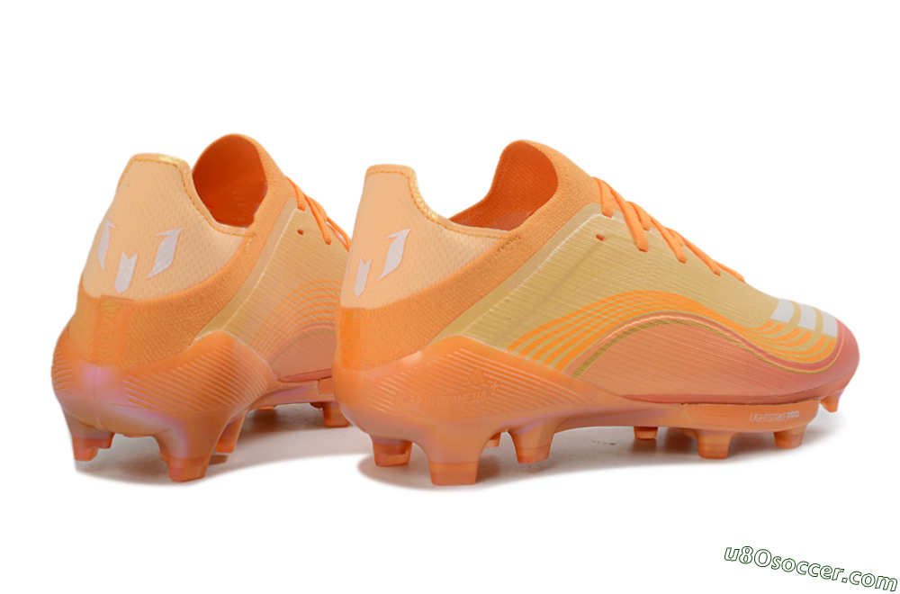 Adidas F50 Elite Lightstrike Pro FG Firm Ground Soccer Cleats - Orange/Sunset Glow/Solar Flare 6