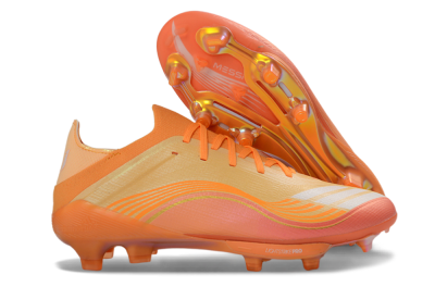 Adidas F50 Elite Lightstrike Pro FG Firm Ground Soccer Cleats - Orange/Sunset Glow/Solar Flare