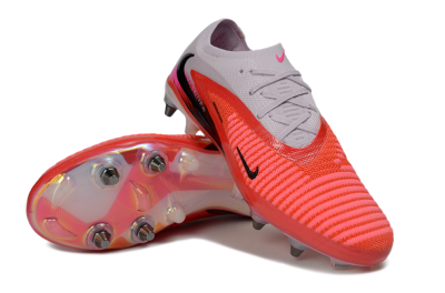 Nike Phantom 6 Elite Low SG Soft Ground Soccer Cleats - Pink/Bright Coral/White