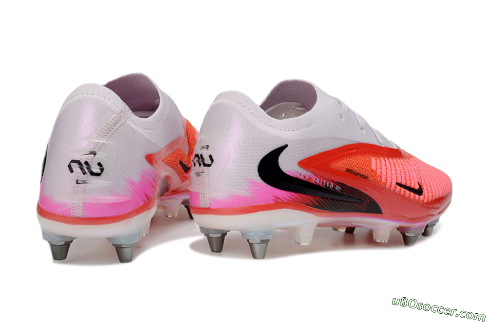 Nike Phantom 6 Elite Low SG Soft Ground Soccer Cleats - Pink/Bright Coral/White 6