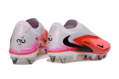 Nike Phantom 6 Elite Low SG Soft Ground Soccer Cleats - Pink/Bright Coral/White