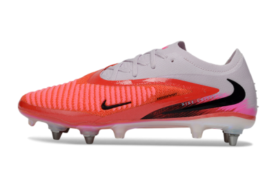 Nike Phantom 6 Elite Low SG Soft Ground Soccer Cleats - Pink/Bright Coral/White