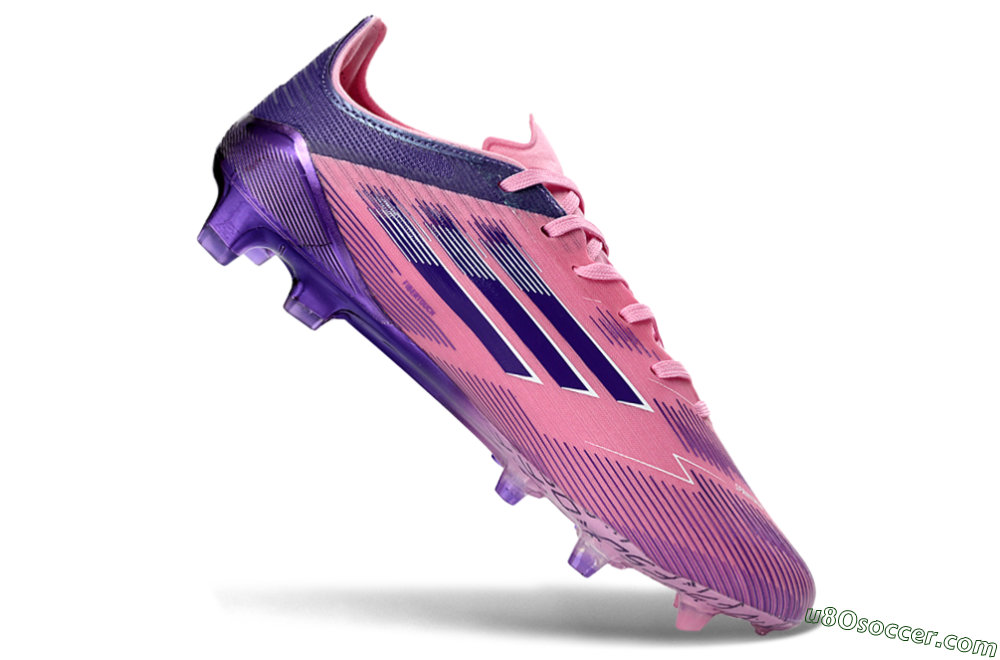Adidas F50 Elite FG Firm Ground Soccer Cleats - Pink/Vibrant Pink/Deep Purple 4