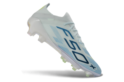 Adidas F50 Elite Lightstrike Pro FG Firm Ground Soccer Cleats - Lightblue/Sky Blue/Iridescent White