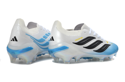 Adidas Predator 26 Elite FG Firm Ground Soccer Cleats - Blue/Ice Blue/White Pearl