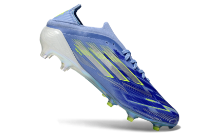 Adidas F50 Elite FG Firm Ground Soccer Cleats - Blue/Vibrant Blue/Electric Green