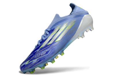 Adidas F50 Elite FG Firm Ground Soccer Cleats - Blue/Vibrant Blue/Electric Green