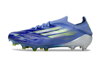 Adidas F50 Elite FG Firm Ground Soccer Cleats - Blue/Vibrant Blue/Electric Green