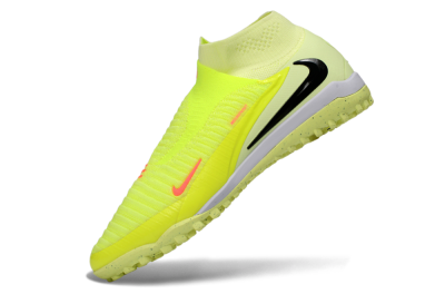 Nike Phantom 6 Elite High TF Artificial Turf Soccer Shoes - Yellow/Electric Neon/Black