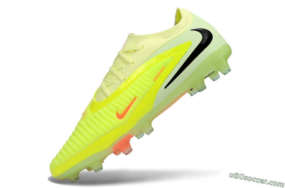 Nike Phantom 6 Elite Low AG Artificial Grass Soccer Cleats - Yellow/Fluorescent Yellow/Neon Pink 5