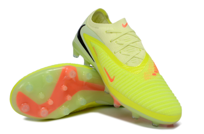 Nike Phantom 6 Elite Low AG Artificial Grass Soccer Cleats - Yellow/Fluorescent Yellow/Neon Pink