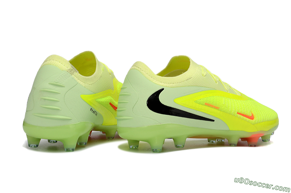 Nike Phantom 6 Elite Low AG Artificial Grass Soccer Cleats - Yellow/Fluorescent Yellow/Neon Pink 6