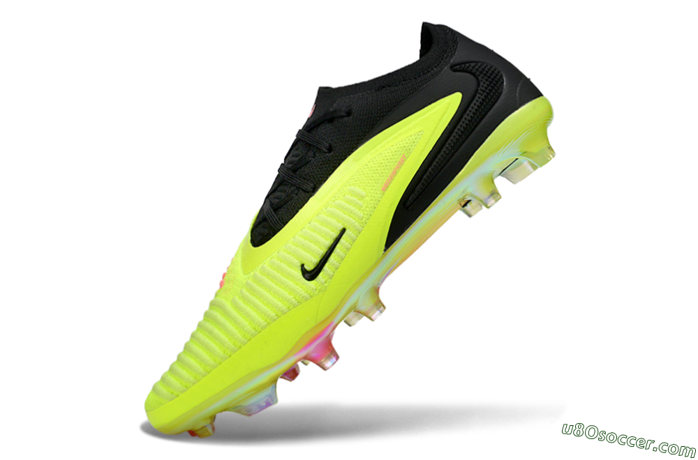 Nike Phantom 6 Elite Low FG Firm Ground Soccer Cleats - Yellow/Electric Yellow/Black 5