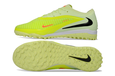 Nike Phantom 6 Elite Low TF Artificial Turf Soccer Shoes - Yellow/Pale Yellow/Neon Orange