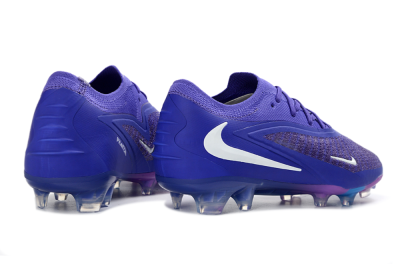 Nike Phantom 6 Elite Low FG Firm Ground Soccer Cleats - Purple/Royal Purple/Electric Blue