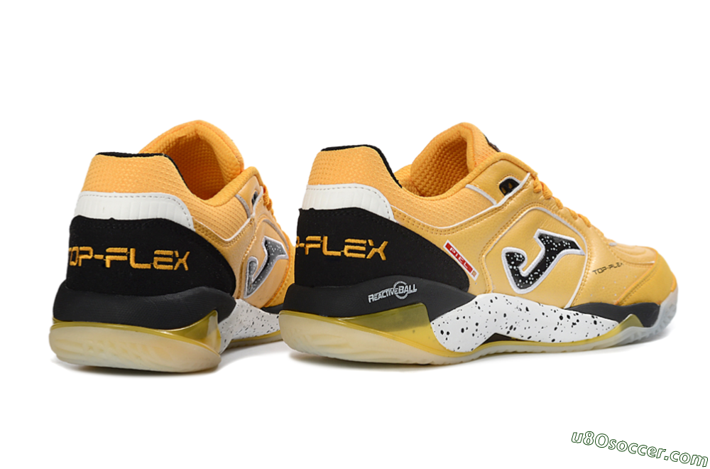 Joma Top Flex IC Indoor & Futsal Soccer Shoes - Yellow/Bright Lemon/Sleek Black 6