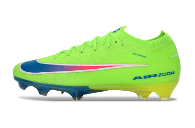 Nike Air Zoom Mercurial Vapor 16 Elite FG Firm Ground Soccer Cleats - Green/Electric Lime/Deep Blue