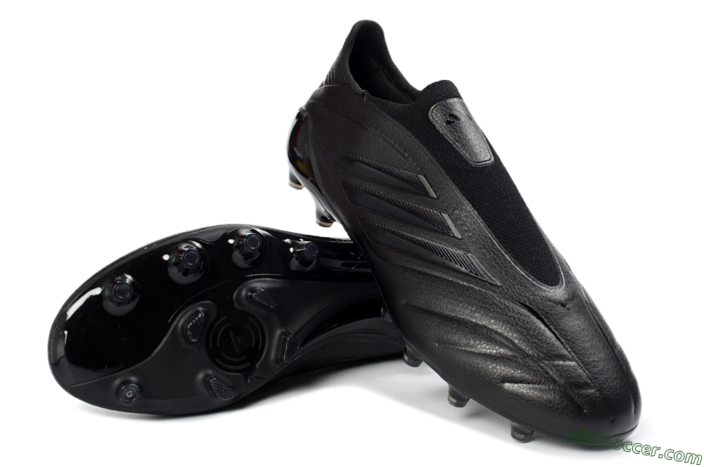 Adidas Copa Pure 3 Elite FG Firm Ground Soccer Cleats - Black/Midnight Black/Onyx Black 3