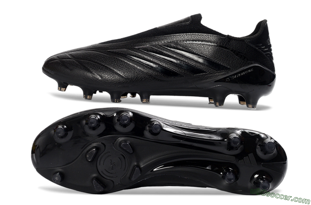 Adidas Copa Pure 3 Elite FG Firm Ground Soccer Cleats - Black/Midnight Black/Onyx Black 0