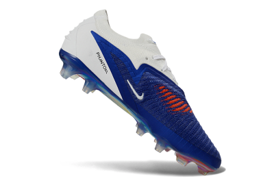 Nike Phantom 6 Elite Low FG Firm Ground Soccer Cleats - Blue/Electric Blue/Fiery Orange