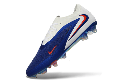 Nike Phantom 6 Elite Low FG Firm Ground Soccer Cleats - Blue/Electric Blue/Fiery Orange