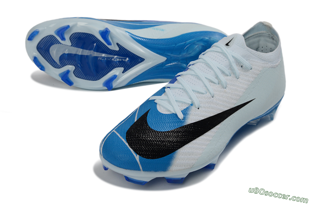 Nike Air Zoom Mercurial Vapor 16 Elite FG Firm Ground Soccer Cleats - Blue/Sky Blue/Black 3
