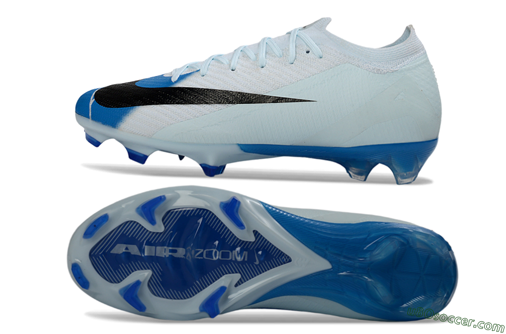 Nike Air Zoom Mercurial Vapor 16 Elite FG Firm Ground Soccer Cleats - Blue/Sky Blue/Black 0