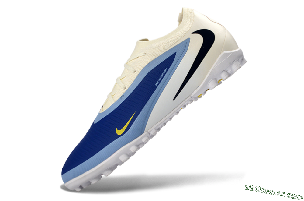 Nike Phantom 6 Elite Low TF Artificial Turf Soccer Shoes - Blue/Sky Blue/White 5